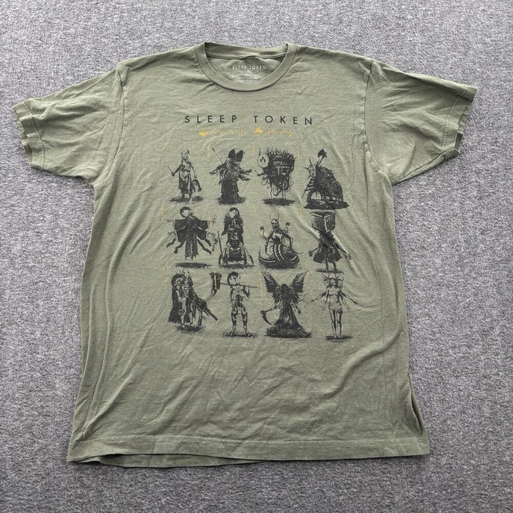 Sleep Token The Summoning Green Tshirt Mens XL Progressive Metal Alternative